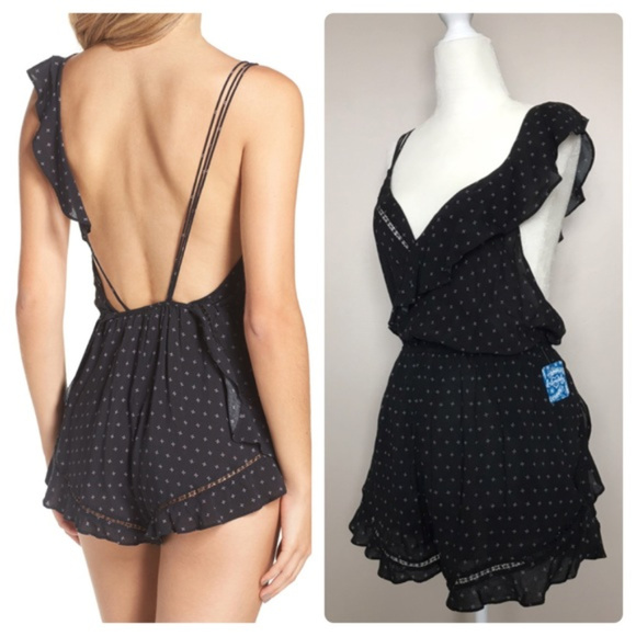 🆕 Free People Intimately One Of These Days Romper Size Large - Picture 5 of 5